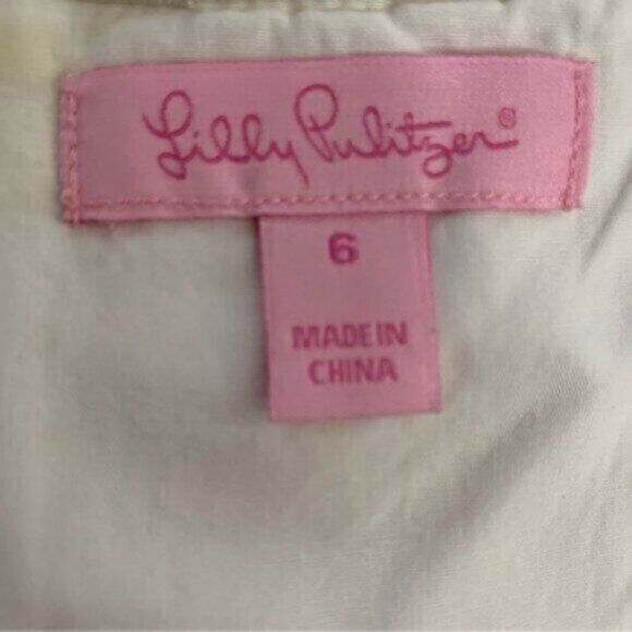 Lilly Pulitzer Delphina Orange & Pink Strapless Mini Dress - Picture 7 of 8